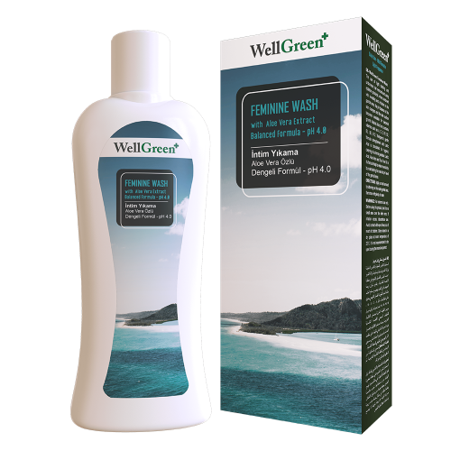 WellGreen+ İntim Yıkama - Aloe Vera Özlü - 250ml